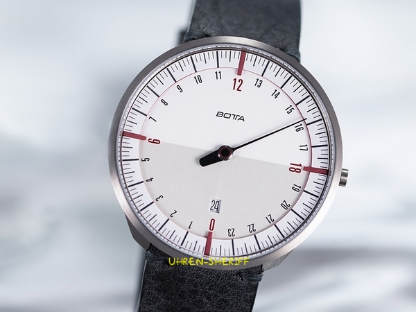 Botta UNO24 45mm Titan weiß bordeaux